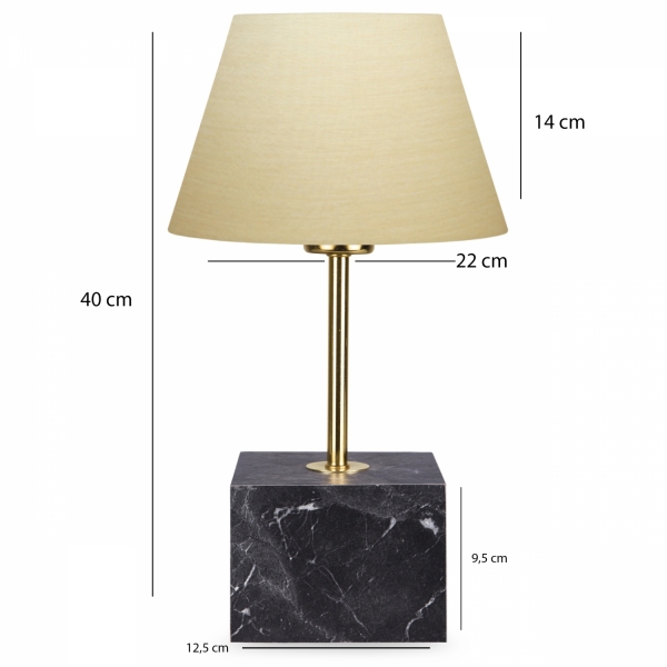 Homing Marble Patterned Fabric Design Lampshade AYD-3027