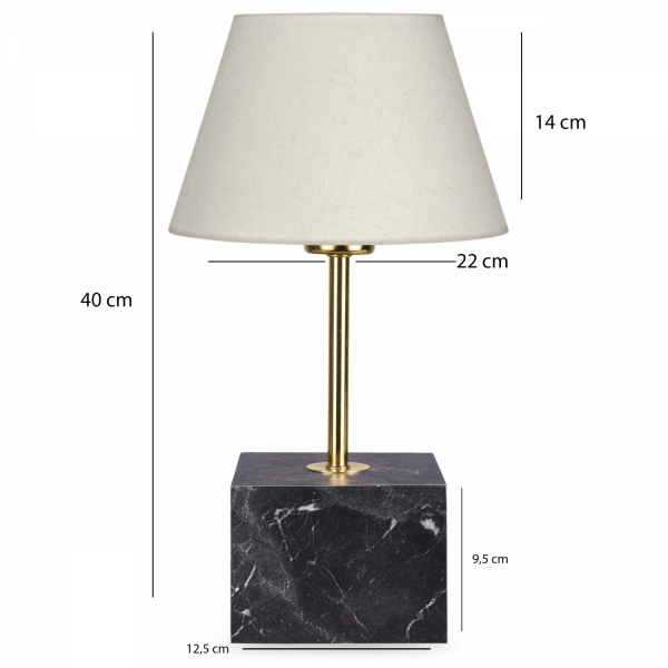 Homing Marble Patterned Fabric Design Lampshade AYD-3028