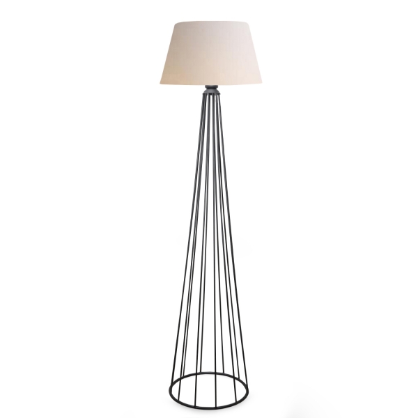 Homing Ardenia Cream Conical Head Metal Floor Lamp AYD-3044