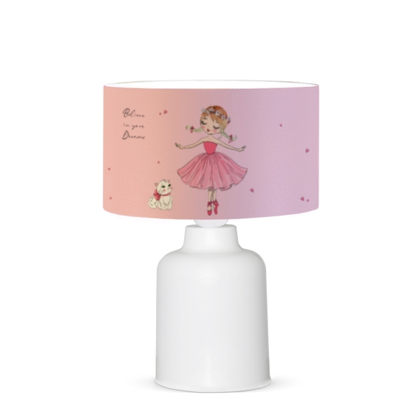 Homing Fabric Girl Kids Room Lampshade AYD-3047