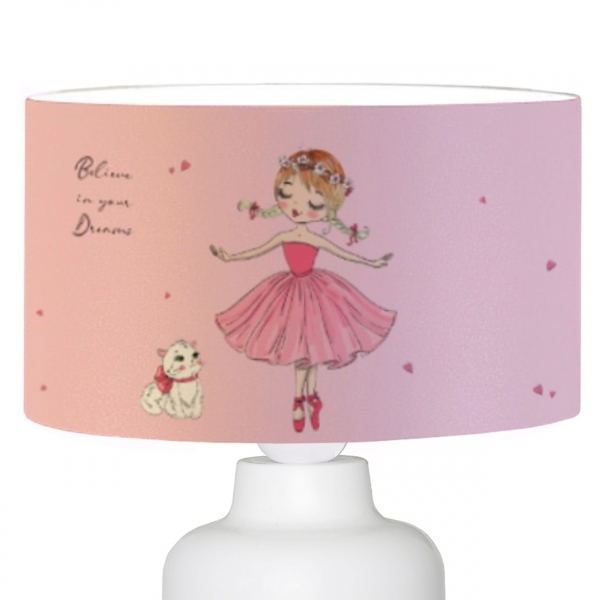 Homing Fabric Girl Kids Room Lampshade AYD-3047