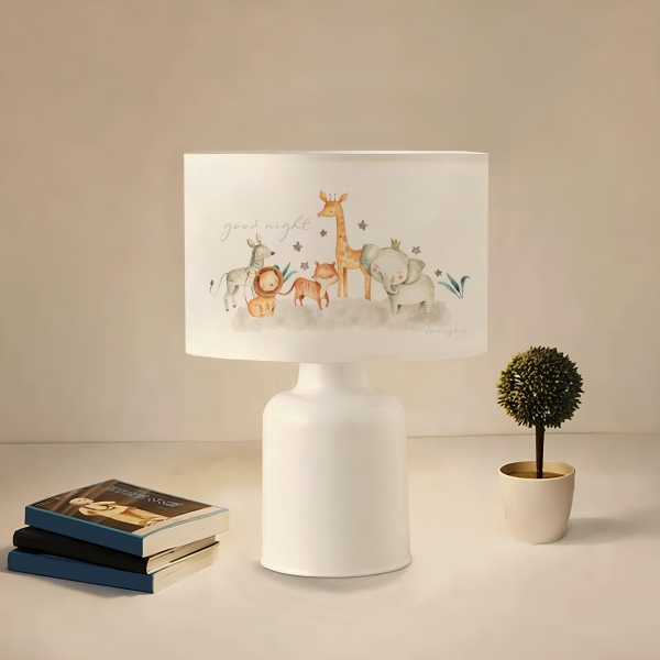 Homing Fabric Cute Animals Kids Room Lampshade AYD-3052