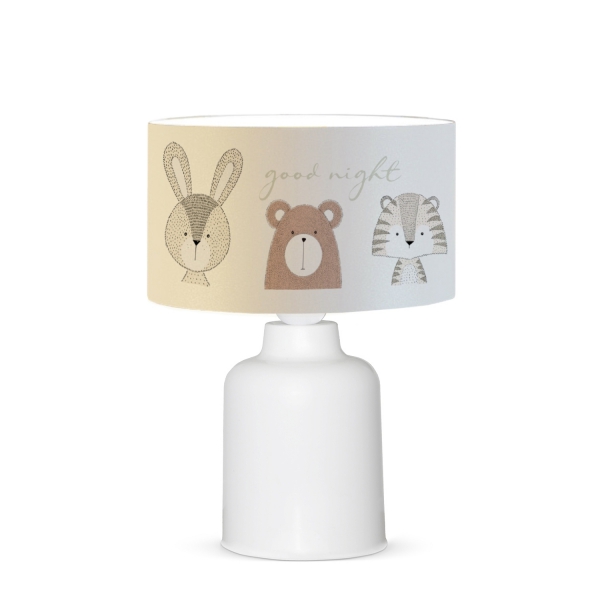 Homing Fabric Rabbit and Friends Kids Room Lampshade AYD-3054