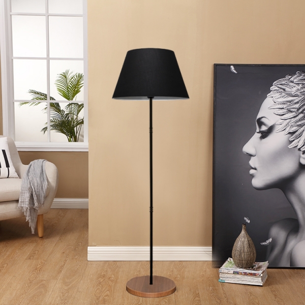 Homing Metal Body Wooden Leg Floor Lamp AYD-3063