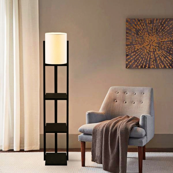 Homing Vera Wooden Body Floor Lamp AYD-3080