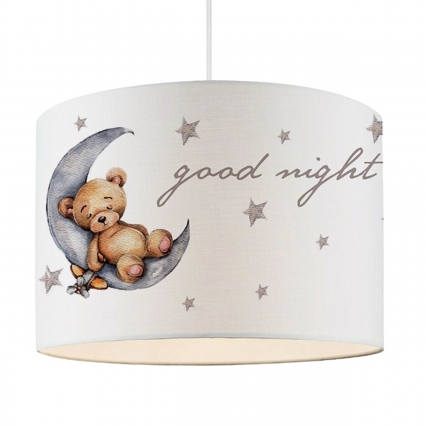 Homing Kids Cute Teddy Bear Fabric Kids Room Chandelier 28' AYD-3081