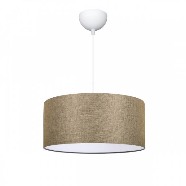 Homing Sand beige Fabric Drum Pendant Lamp Chandelier AYD-3091