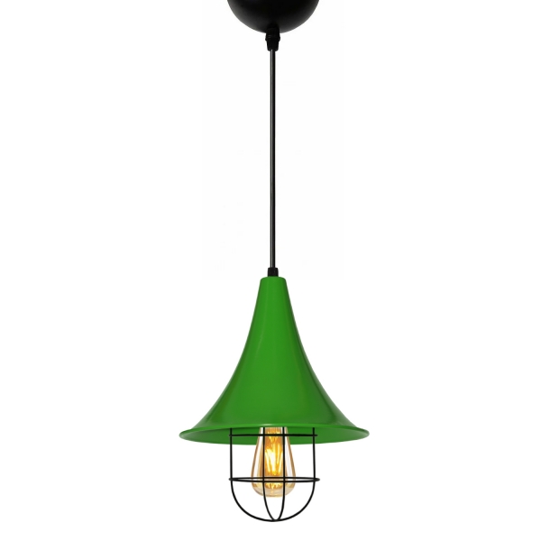 Homing Retro Rustic Green Metal Single Pendant Lamp No:1 AYD-3098