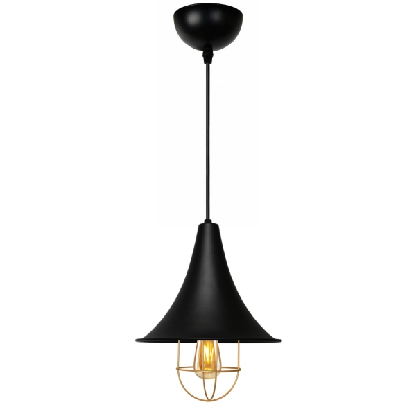 Homing Retro Rustic Black Metal Single Pendant Lamp No:1 AYD-3100