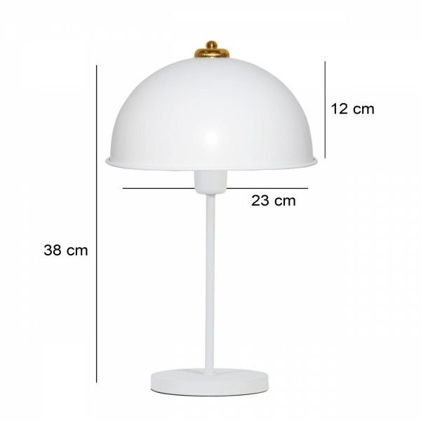 Homing Swiss Decorative Table Lamp White AYD-3102