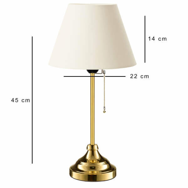 Homing Edel Gold Body Lampshade AYD-3110