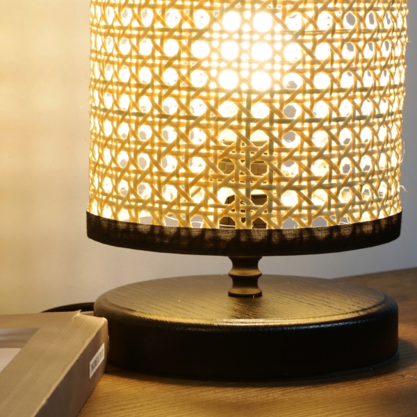 Homing Exclusive Perru Rattan Knitted Design Lampshade AYD-3117