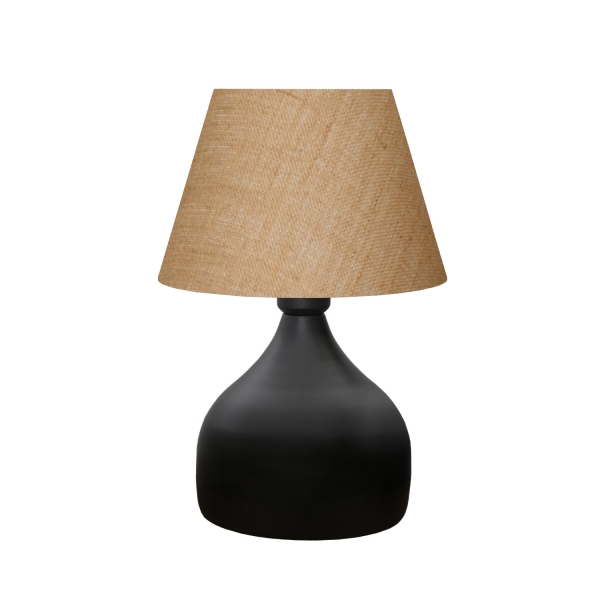 Homing Milano 2 Piece Set Metal Body Jute Fabric Lampshade AYD-3122