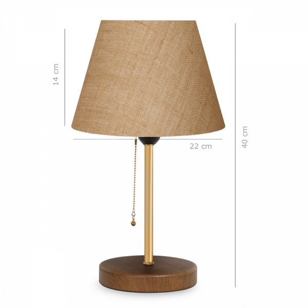 Homing Sera Jute Fabric Lampshade AYD-3137