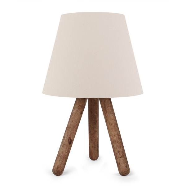 Homing Design Wooden Cream Fabric Head Lampshade AYD-3170