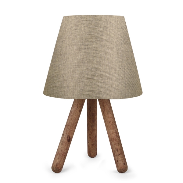 Homing Design Wooden Sand Beige Fabric Head Lampshade AYD-3171