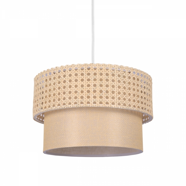 Homing Exclusive Rattan Knitted Design Pendant Lamp-Fabric Interior AYD-3181