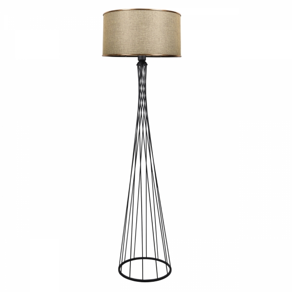 Homing Dora Sandbeige Metal Floor Lamp AYD-3204