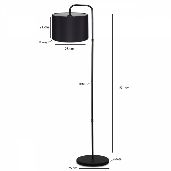 Homing Urban Metal Body Floor Lamp AYD-3207