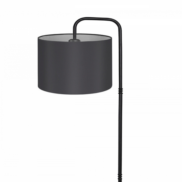 Homing Urban Metal Body Floor Lamp Dark Gray Headboard AYD-3208