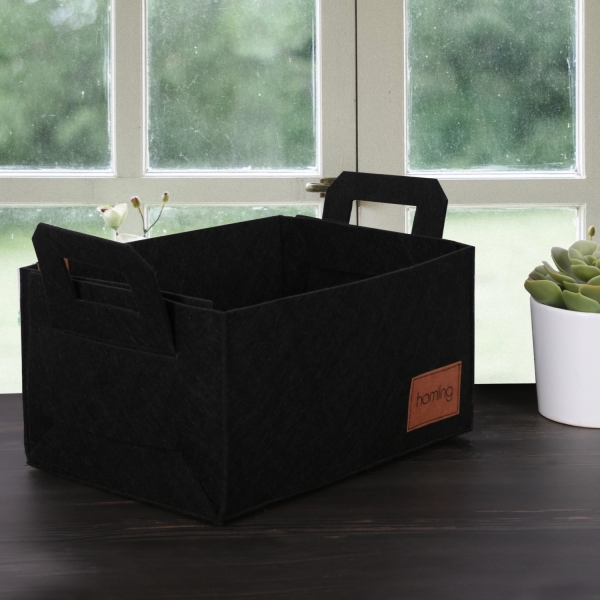 Homing Multi-Purpose Felt Organizer Basket 30 cm x 20 cm 15 cm HMY-6267