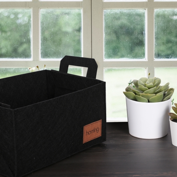 Homing Multi-Purpose Felt Organizer Basket 30 cm x 20 cm 15 cm HMY-6267