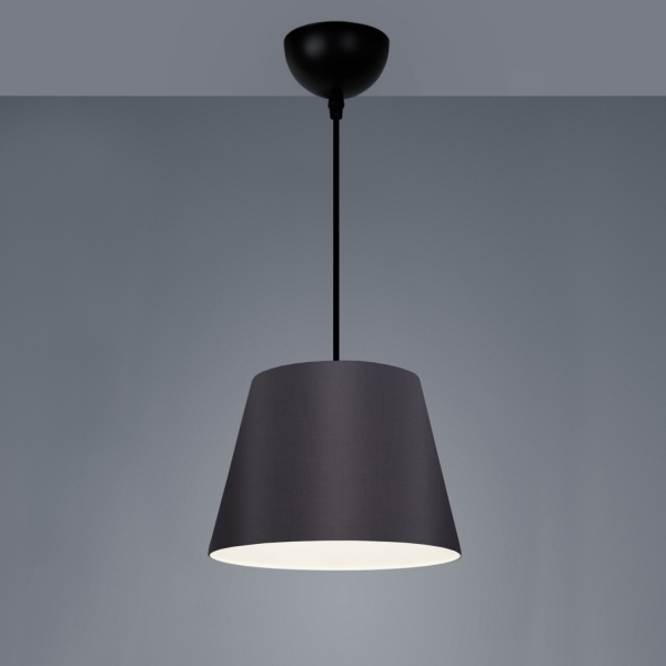 Homing Sofia Anthracite Fabric 22' Pendant AYD-3227