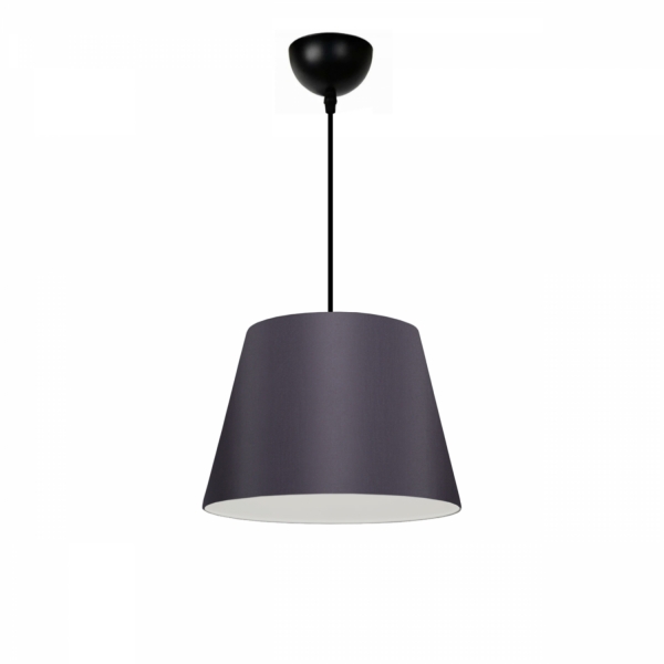 Homing Sofia Anthracite Fabric 22' Pendant AYD-3227