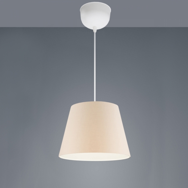 Homing Sofia Cream Fabric 22' Pendant AYD-3228