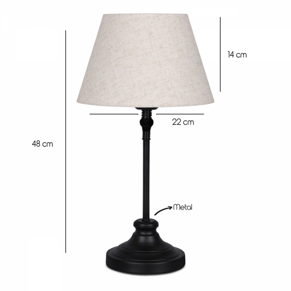 Homing Luis Black Metal Lampshade AYD-3233