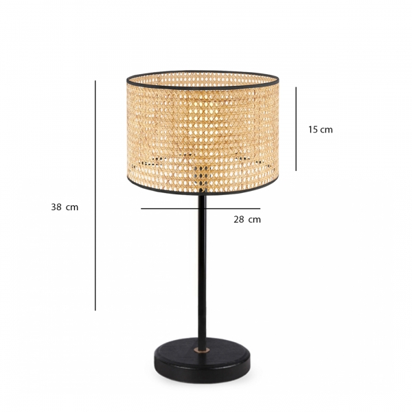 Homing Exclusive Hazeran Rattan Abajur AYD-3268