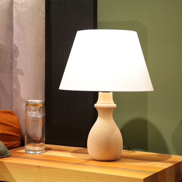 Homing Lora Natural Series Wooden Lampshade Cream AYD-3302