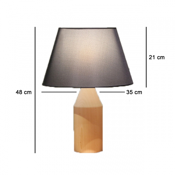 Homing Soho Natural Series Wooden Lampshade Black AYD-3304