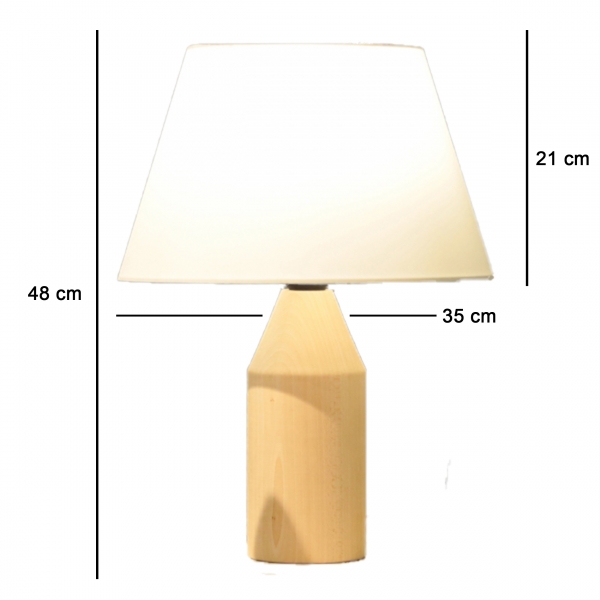 Homing Soho Natural Series Wooden Lampshade Cream AYD-3305