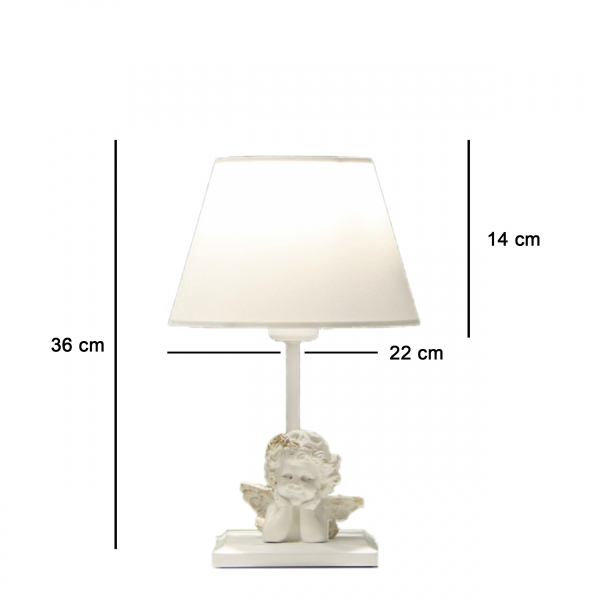 Homing White Fabric Angel Lampshade AYD-3318