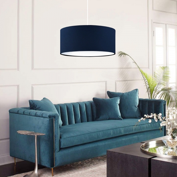 Homing Marine Series 38 Dark Blue Fabric Pendant Lamp AYD-3326