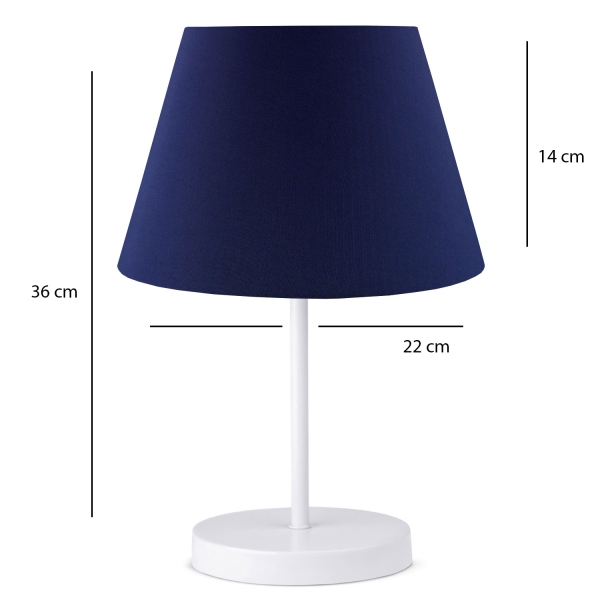 Homing Marine Series Navy Blue Fabric Lampshade AYD-3332