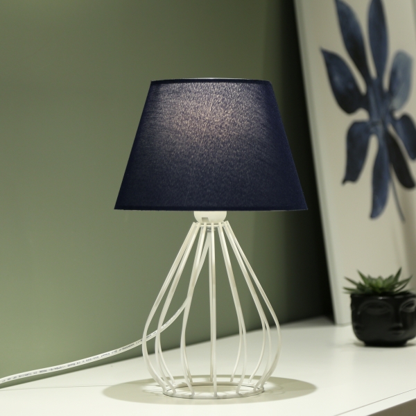 Homing Marine Series Navy Blue Fabric Metal Wire Lampshade AYD-3333