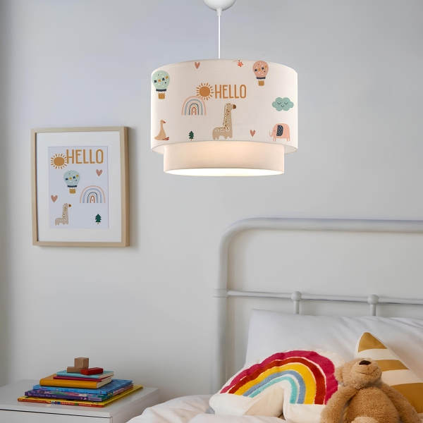 Homing Home Fabric Children's Room Pendant Lamp AYD-3364