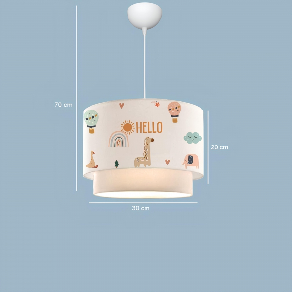 Homing Home Fabric Children's Room Pendant Lamp AYD-3364