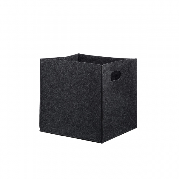 Homing Black Multi-Purpose Felt Organizer Cabinet Organizer Basket // 24x24 cm HMY-6368