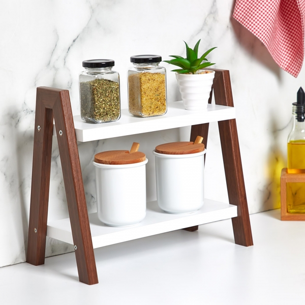 Homing Wooden 2-Tier Spice Stand HMY-6372