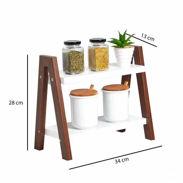 Homing Wooden 2-Tier Spice Stand HMY-6372