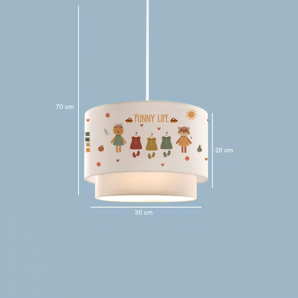 Homing Home Modern Pasta Funny Life Sarkıt AYD-3381