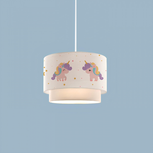 Homing Home Modern Cake Unicorn Patterned Pendant Lamp AYD-3384