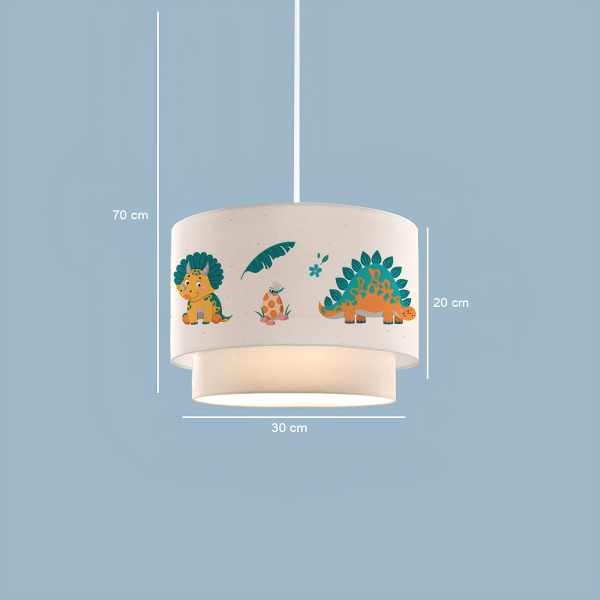 Homing Home Modern Cake Dinosaur Patterned Pendant Lamp AYD-3387