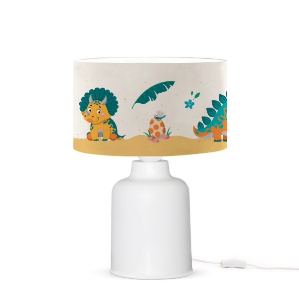 Homing Dinosaur Patterned Fabric Head Lampshade AYD-3388