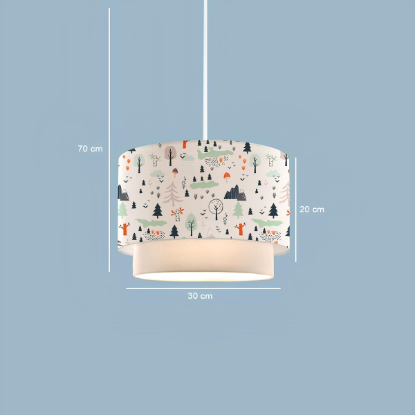 Homing Home Modern Pastry Nature Patterned Children's Room Pendant Lamp AYD-3391