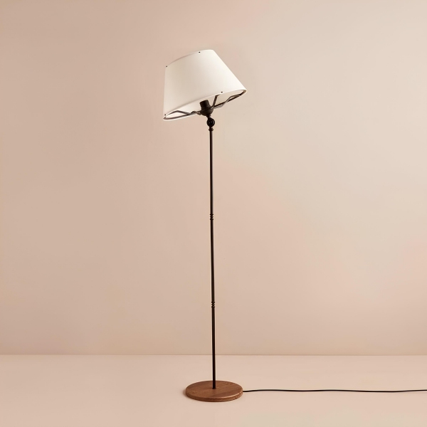 Homing Wooden Base Metal Body Floor Lamp AYD-3488