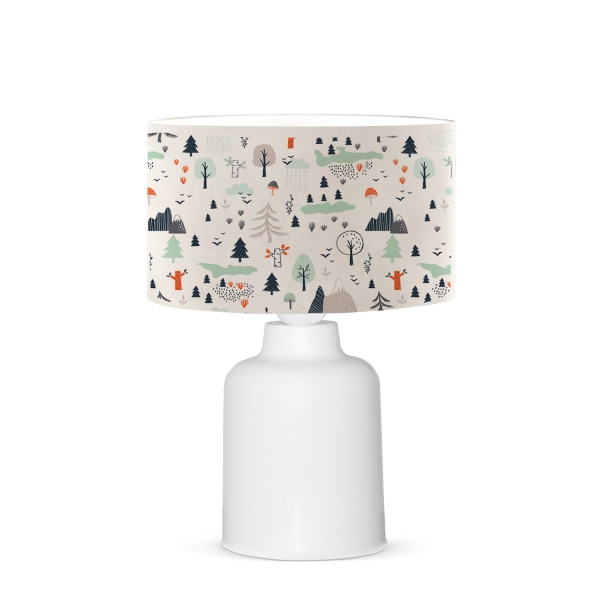 Homing Fabric Printed Nature Patterned Kids Room Lampshade AYD-3505